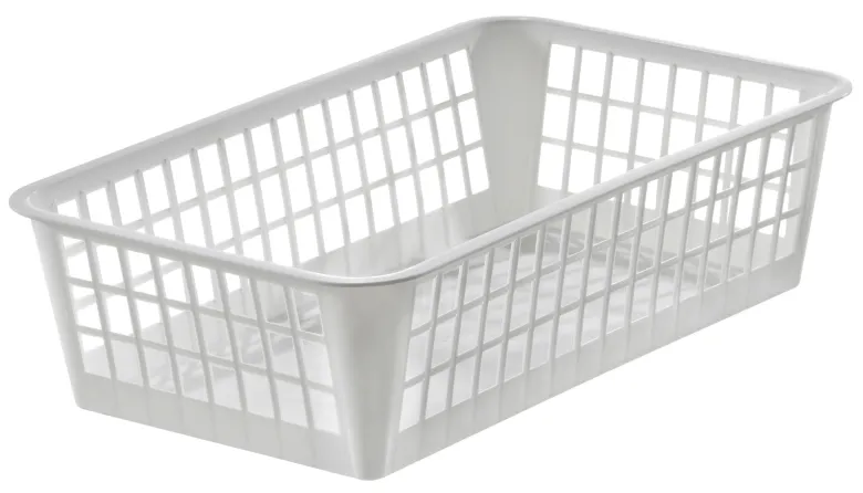 Stapelkorg 25x15x7cm vit Outlet