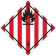 FGE 4.1 Flammable Solid 250/rl I lager
