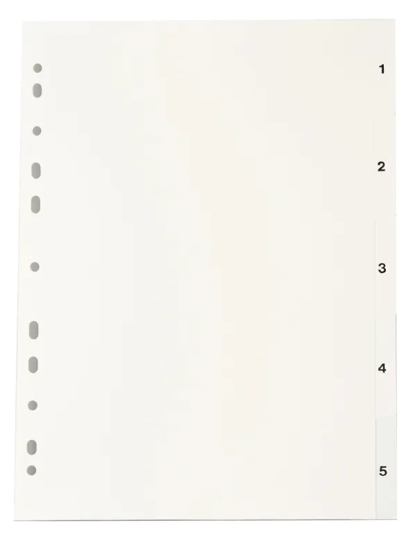 Register vit PP A4 1-5 Premium