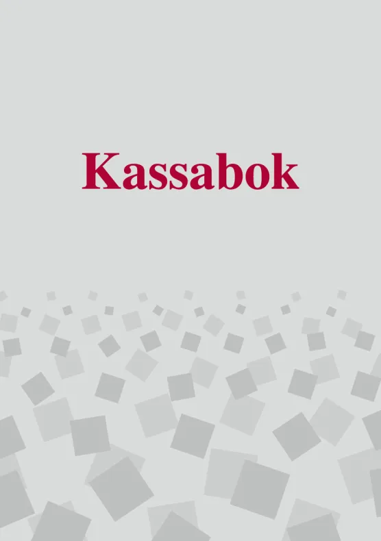 Kassabok Privat A5 32sidor Säker betalning