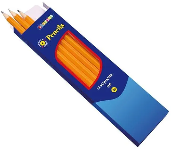 Blyertspenna PLAYBOX polerad HB 12/fp Fynd