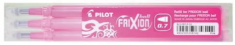 Pennpatron Gelbläck PILOT Frixion 0,7mm Rosa 3/FP Outlet