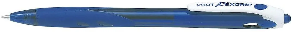 Bläckkulpenna PILOT Rex Grip Blå, medium, 1.0mm, 10st Kampanjpris