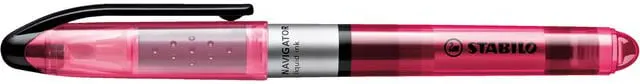 Överstrykningspenna STABILO Nav 1mm rosa Erbjudandepris