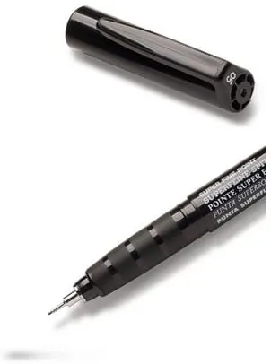 Märkpenna perm. PENTEL super fine svart Outlet
