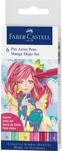 Fynd Fiberpenna Pitt Artist Brush Shôjo 6/fp