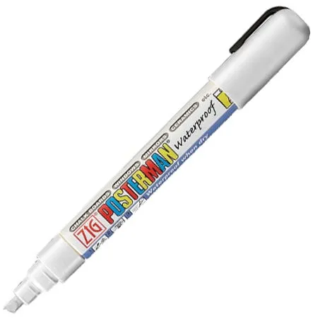 ZIG Posterman PMA-50 6mm vit Trygg betalning