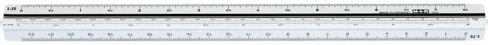 Skalstock M+R 1:20-1:125, 30 cm I lager