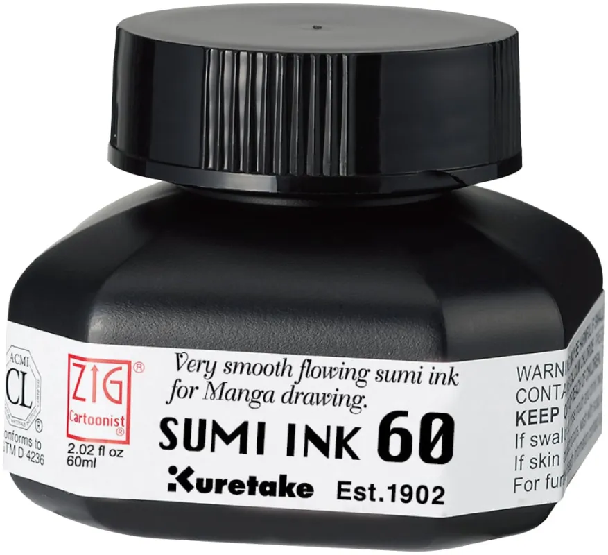 Sista chansen ZIG Cartoonist Sumi Ink 60 svart