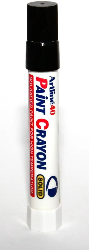 I lager Märkkrita Artline 40 Paint Crayon High temp svart