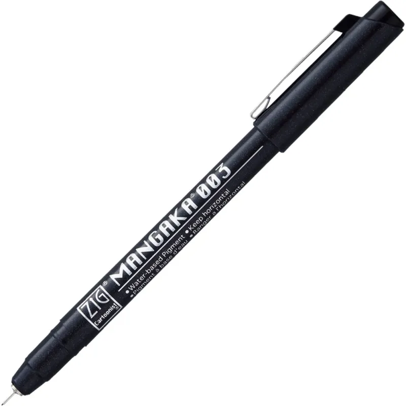 Säker betalning ZIG Mangaka fineliner 003 Svart