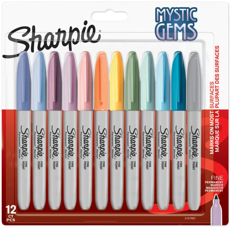Billigare Marker Sharpie Fine Mystic Gems (12)
