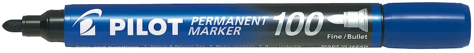 Märkpenna PILOT SCA 100 2-4,5 rund blå Rea