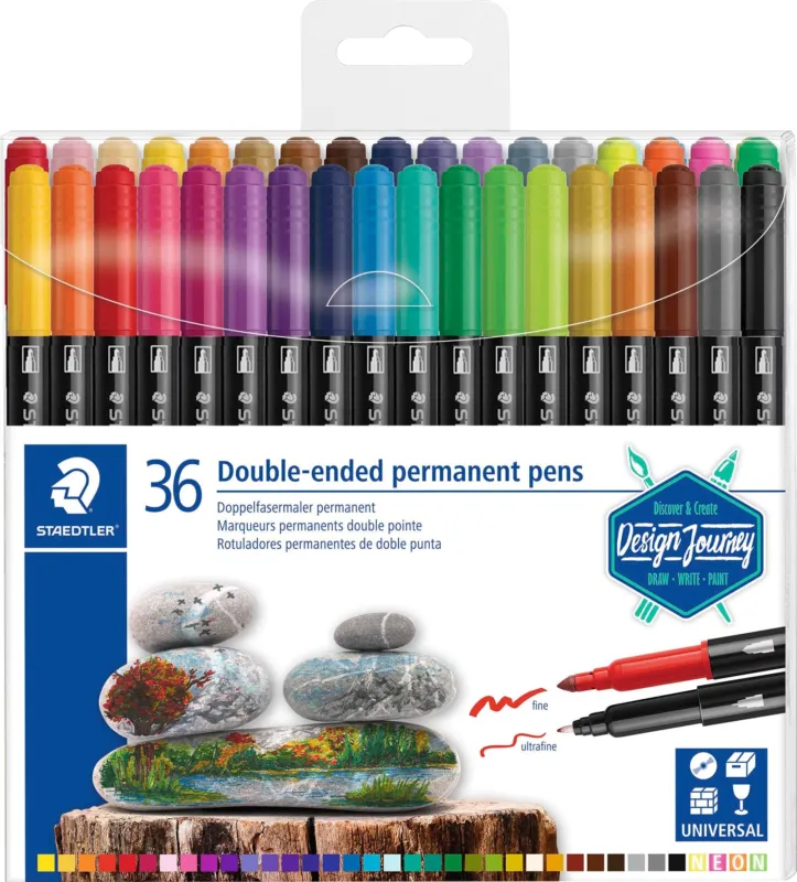 Endast denna vecka Märkpenna Staedtler duo 36/fp