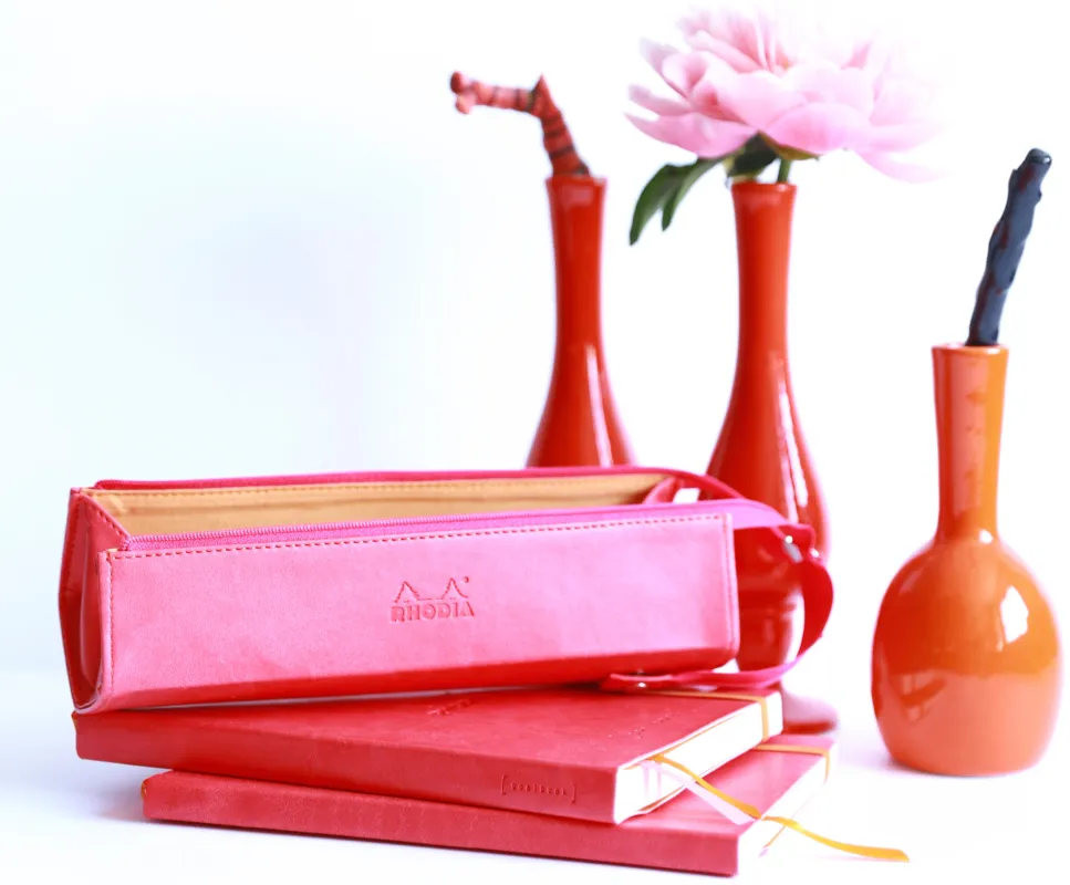 Sänkt pris Rhodiarama tray pencase fuchsia