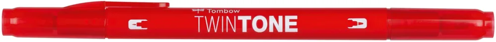 I lager Tombow TwinTone röd 0,3/0,8