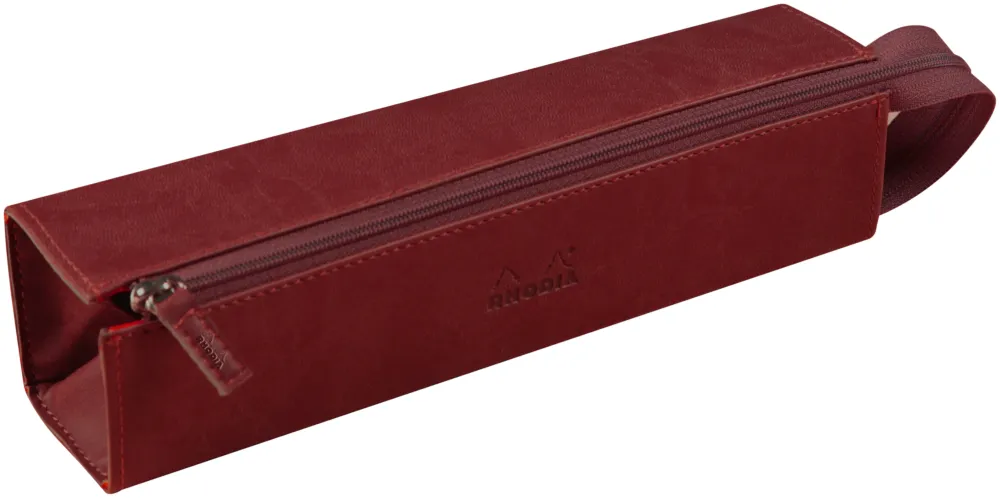 Fri frakt Rhodiarama tray pencase Burgundy
