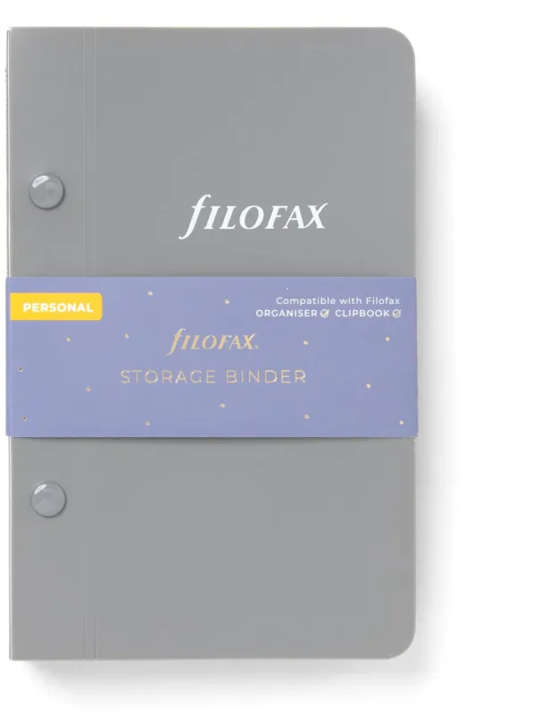 Köp online Filofax Personal Arkivpärm Grå