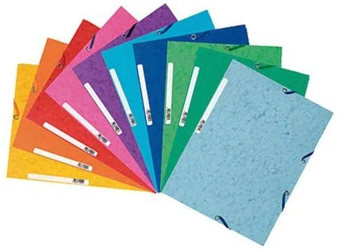 Utförsäljning Gummibandsmapp EXACOMPTA Future® 3-klaff A4, färgmix, 10/fp