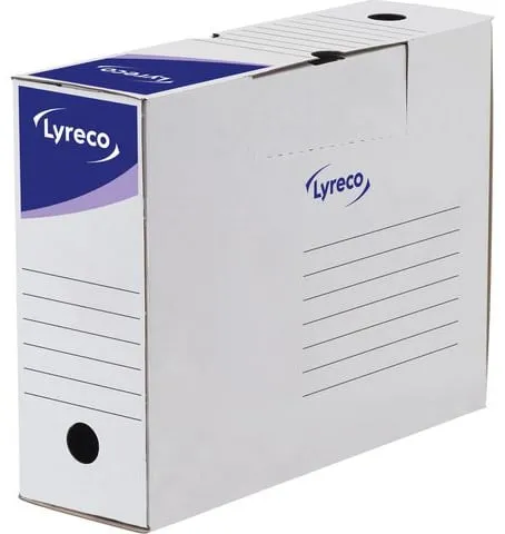 Arkivbox LYRECO FSC 340x250x100mm vit Rabatter