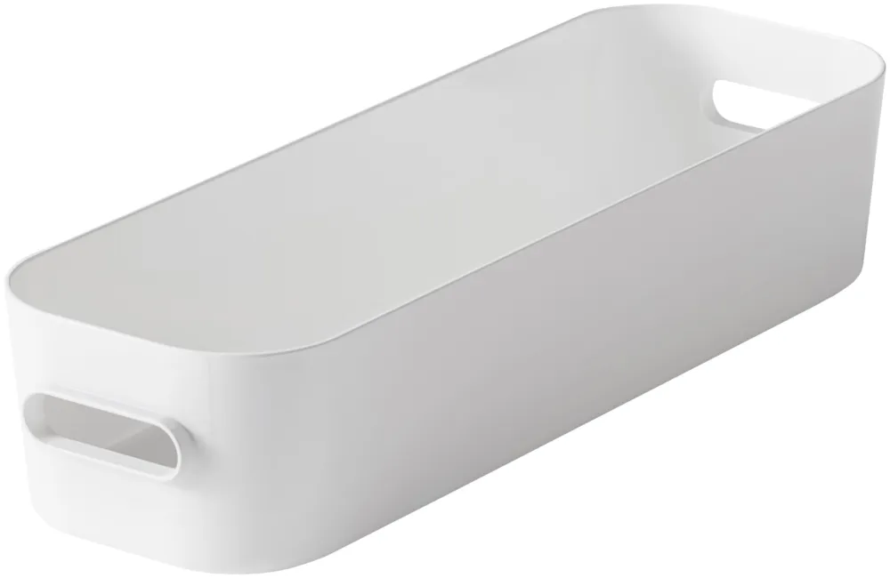 Förvaringsbox Compact Slim vit Snabb leverans