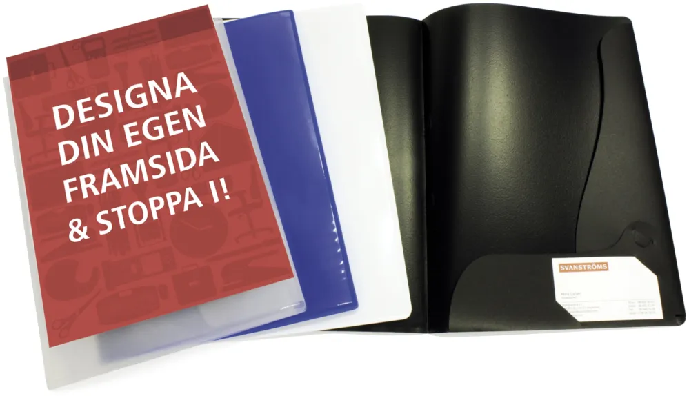 Beställ nu Mapp 2klaff ficka A4 svart