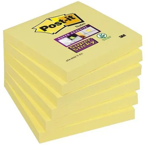 Billigare Notes POST-IT SS 76X76mm gul