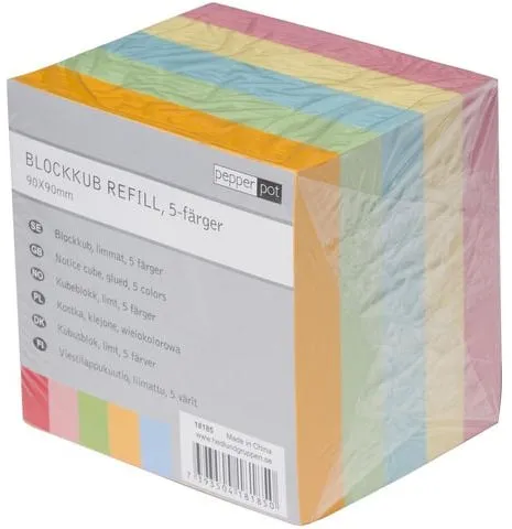 Snabb leverans Blockkub Pepperpot 90x90 800ark färg