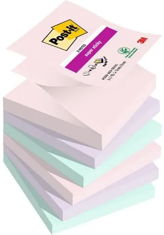 Populärt val Notes POST-IT SS Z-bl Soulful 76x76 6/fp