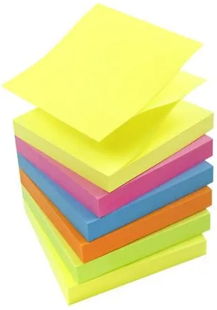 Notes LYRECO prem ZZ 75x75mm summer 6/fp Endast idag