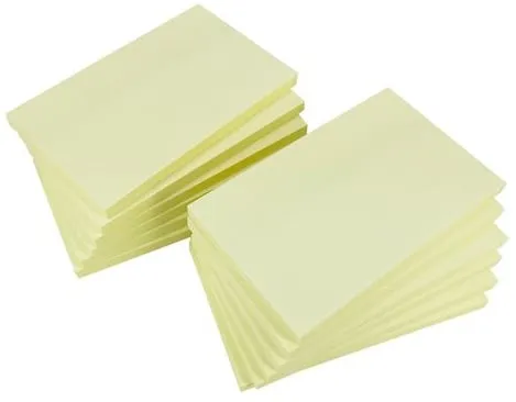 Notes LYRECO prem 75x125mm gul 12/fp Handla nu