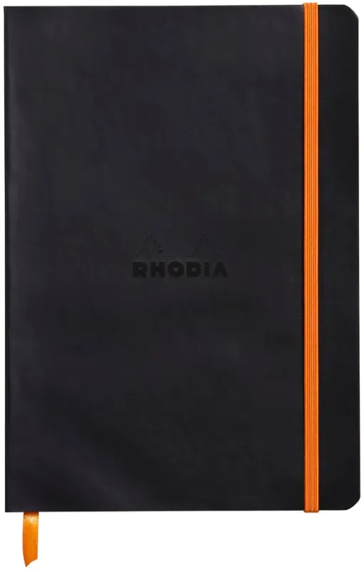 Endast idag Rhodiarama soft A5 black dot ivory