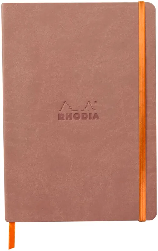 Rhodiarama soft A5 rosewood ruled ivory Erbjudandepris