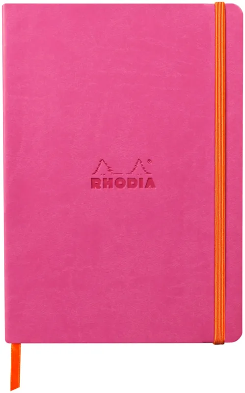 Fynd Rhodiarama soft A5 fuchsia ruled ivory