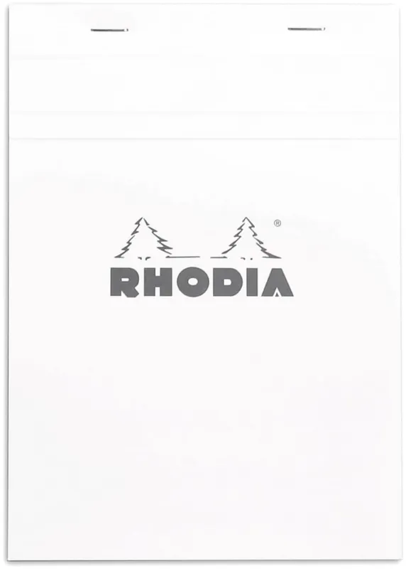 Billig Rhodia head stapled pad white N°16 squar