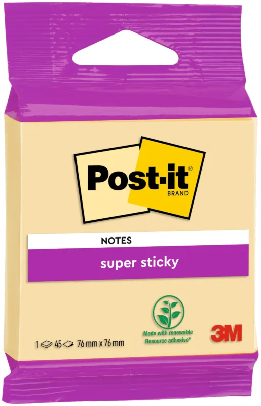 Extra rabatt Post-it SS Canary Yellow 76x76 45sh
