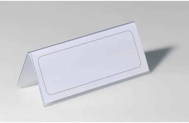 Fynd Bordsskylt Durable, dubbelsidig, 150x61mm, 25/fp