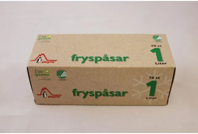Fryspåse PINGVIN ECO LDPE 1L 22my 70/fp Kampanj