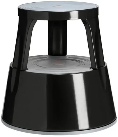 Stegpall Twinco Twin Steel Svart, höjd 41cm Fri frakt