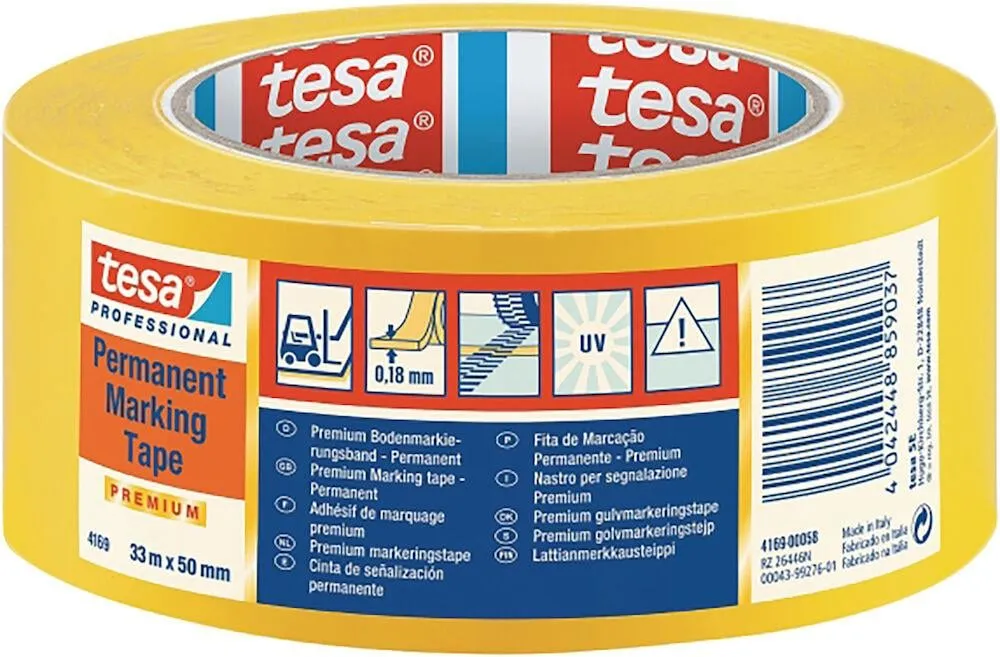Kundfavorit Markeringstejp TESA Prem. 50mmx33m gul