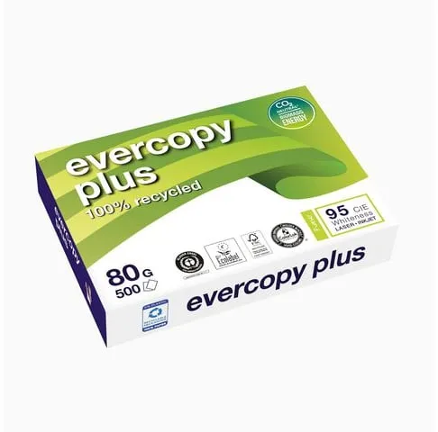Kop.ppr EVERCOPY+ Recyc A4 80g oh 500/fp Billigare