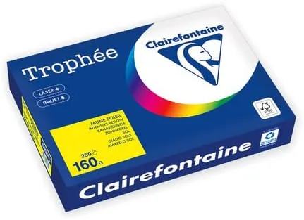 Snabb frakt Kop.ppr TROPHEÉ A4 160g oh gul 250/fp