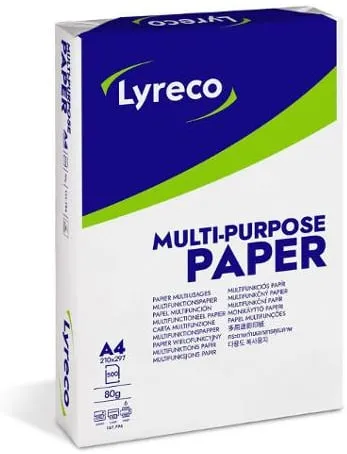 Fri frakt Kop.ppr LYRECO Multi A4 80g oh 500/fp