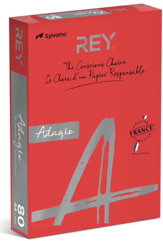 Kampanj Adagio A4 160g red 250/fp