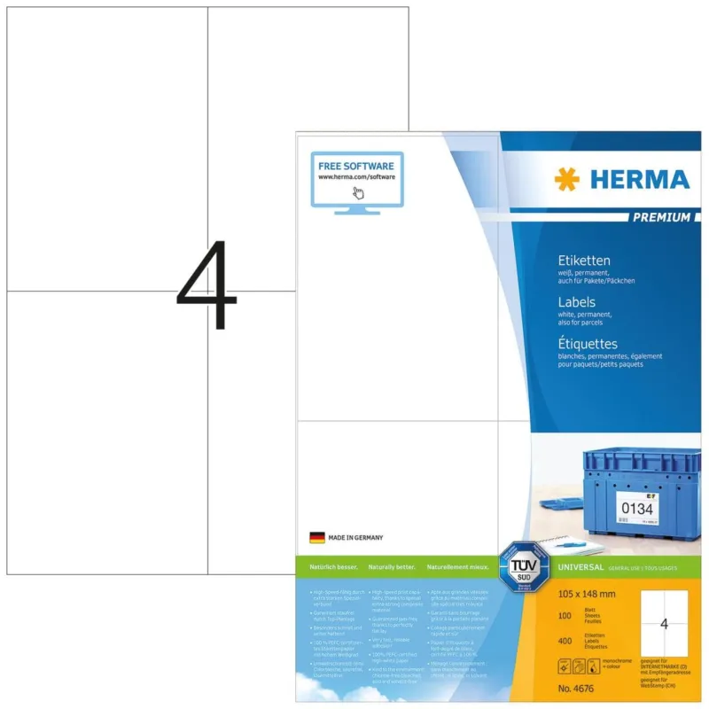 Herma etikett Premium 105x148 (400) Outlet