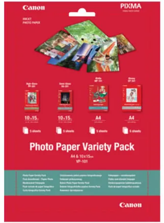 Billigare VP-101 Photo Paper var. pck A4 & 10x15 (20)