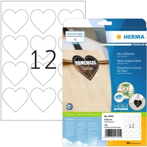 Billig Herma label Premium hearts 60mm A4 (120)