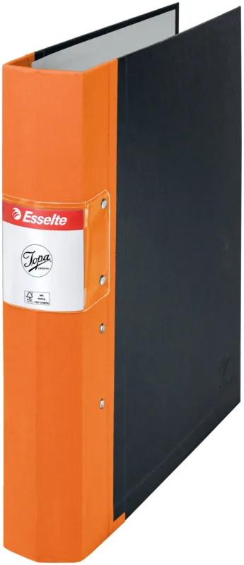 Erbjudande Gaffelpärm JOPA A4 Trärygg Orange, 60mm