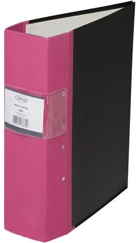Kontorspärm neutral A4 80mm rosa Expressleverans