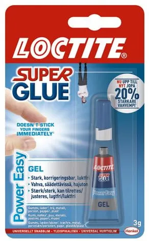 Lägg i varukorgen Superlim Loctite Power Easy Gel, 3g